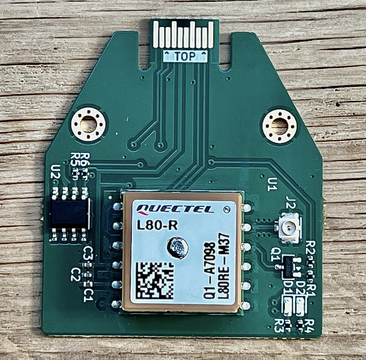 An image of the GPS Hexpansion hexpansion